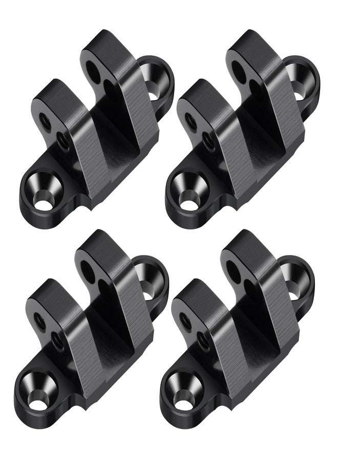 MORFUM 4PCS RC Adjustable Aluminum Alloy Lower Shock Absorber Mount Bracket Compatible with LOSI 1/18 Mini LMT 4X4 Brushed Monster Truck RTR Suspension Link Lower Mount Set Upgrade Parts - Image 4